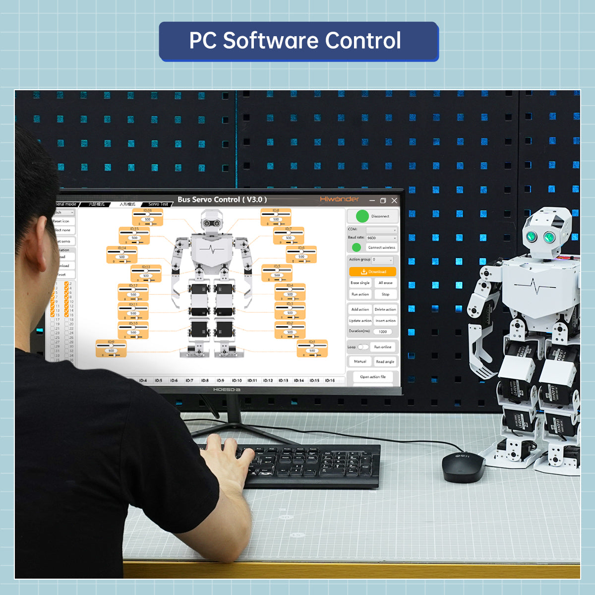 Hiwonder Tonybot Humanoid Robot with Vision AI & Voice Interaction, Educational Programming Kit, Supports Arduino, Scratch & Python Hiwonder Tonybot Humanoid Robot with Vision AI & Voice Interaction, Educational Programming Kit, Supports Arduino, Scratch & Python